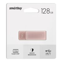USB Flash Drive 128GB SmartBuy Twist Dual M1 Metal Apricot (SB128GM1A)