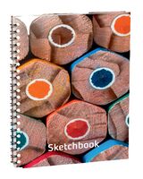Скетчбук "Карандаши" (А5)
