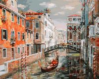 Картина по номерам "Венеция. Канал Сан Джованни Латерано" (400х500 мм)