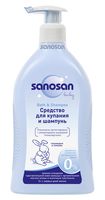 Средство для купания и шампунь детский "Sanosan Baby" (500 мл)