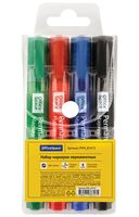 Набор маркеров перманентных "OfficeSpace" (4 цвета)