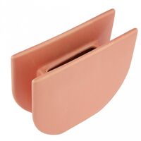 Ваза керамическая "Баухаус" (17 см; персиковый)