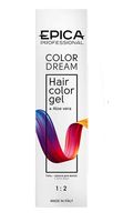 Гель-краска для волос "Colordream" тон: 10.26, светлый блондин перламутрово-красный