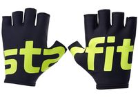 Перчатки для фитнеса "WG-102" (L; чёрно-ярко-зелёные)