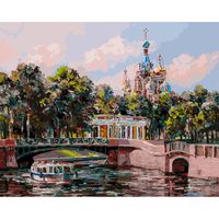 Картина по номерам "Санкт-Петербург. Михайловский сад" (400х500 мм)
