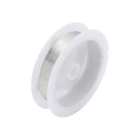 Проволока медная для рукоделия (0,3 мм х 30 м; серебро)