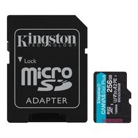 Карта памяти microSDXC 256Gb Kingston Canvas Go Plus (с адаптером)