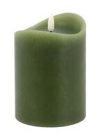 Светильник декоративный "Свеча" (12,5 см; зеленый)