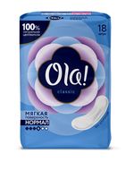 Гигиенические прокладки "Ola! Мягкая поверхность" (18 шт.)