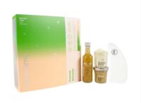 Подарочный набор "Gua Sha Body Well-Being Apple & Hazelnut Set" (гель для душа, скраб для тела, крем для тела, скребок гуаша)