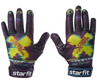 Перчатки для фитнеса "WG-104" (XS; чёрный мультицвет)