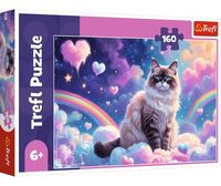 Пазл "Кошка над радугой" (160 элементов)