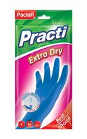 Перчатки хозяйственные резиновые "Paclan Extra Dry" (М; 1 пара)