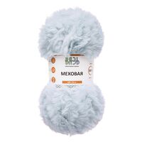 Пряжа "Меховая №04" (100 г; 55 м; светло-голубой)