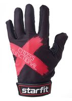 Перчатки для фитнеса "WG-104" (XS; чёрно-красные)