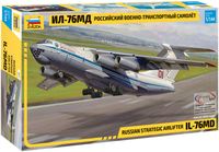 Сборная модель "Российский военно-транспортный самолет Ил-76МД" (масштаб: 1/144)