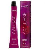 Крем-краска для волос "Lakme Collage" тон: 5/44, светлый шатен медный яркий