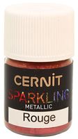 Мика-порошок "CERNIT Sparkling powder. Metallic" (красный; 3 г)