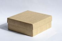 Подарочная коробка крафтовая (20х20х8 см)
