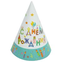 Набор колпаков "С Днем Рождения. Свечи" (6 шт.)