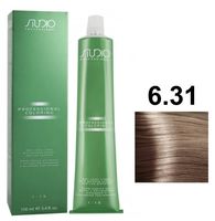 Крем-краска для волос "С экстрактом женьшеня и рисовыми протеинами" тон: 6.31, темный бежевый блонд