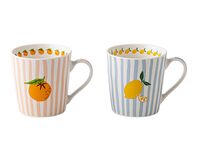 Кружка "Фрукты в полоску"