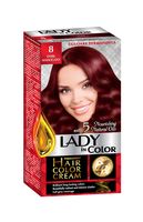 Крем-краска для волос "Глубокое питание" тон: 8, тёмное красное дерево