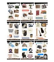 Набор виниловых наклеек "Книжные №3"