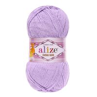 Пряжа "Cotton Gold №43" (100 г; 330 м; лиловый)