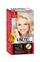 Крем-краска для волос "Глубокое питание" тон: 3, платиновый блонд