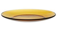 Тарелка обеденная стеклянная "Lys Amber" (235 мм)