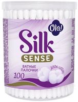Ватные палочки "Silk Sense" (банка; 100 шт.)