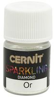Мика-порошок "CERNIT Sparkling powder. Diamond" (золото; 5 г)