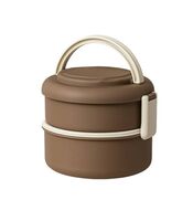 Ланч-бокс "Round box" (brown)