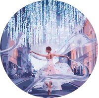 Картина по номерам "Сказочная балерина" (400х400 мм)