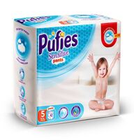 Подгузники-трусики "Pufies Pants Sensitive Junior" (12-17 кг; 42 шт.)