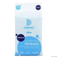 Пеленки для взрослых и детей Dr.DINNO Premium 60*60 см (30 шт.)