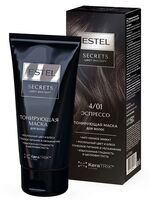 Тонирующая маска для волос "Secrets. Цвет-экспресс" тон: 4/01, эспрессо