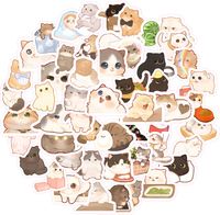 Набор виниловых наклеек "Kawaii Cute Meme Cat's 1"