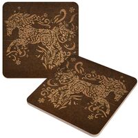 Подставка под горячее "Спирит. Гравировка" (140 мм)