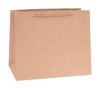 Пакет бумажный подарочный "Крафт" (31,5х25х11 см)