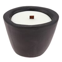 Свеча декоративная "Волшебный горшочек" (серый)