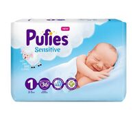 Подгузники "Pufies Sensitive Newborn" (2-5 кг; 36 шт.)