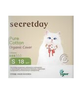 Гигиенические прокладки "Pure Cotton Organic Cover S" (18 шт.)