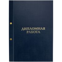 Папка для дипломной работы "ArtSpace" (А4; синий)