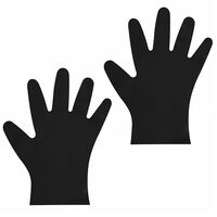 Перчатки эластомер "Elegreen" (М; 100 шт.; черный)