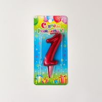 Свеча для торта "Цифра 1"