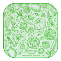 Доска разделочная "Овощи" (28х28 см)