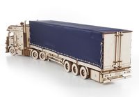 Сборная деревянная модель "Тентованный полуприцеп для грузовика Король дорог"