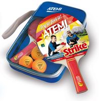 Набор для настольного тенниса "Strike" (2 ракетки+3 мяча+чехол; 3 звезды)